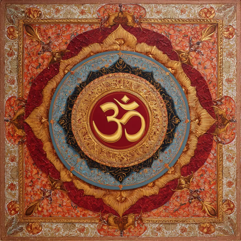 Illustration spirituelle du mantra Om Ketave Namah, lié à la sagesse et à l’intuition