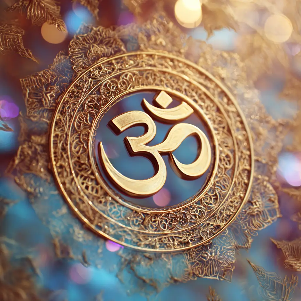 Visuel du mantra Om Shanti Shanti Shanti le mantra de la paix intérieure et universelle