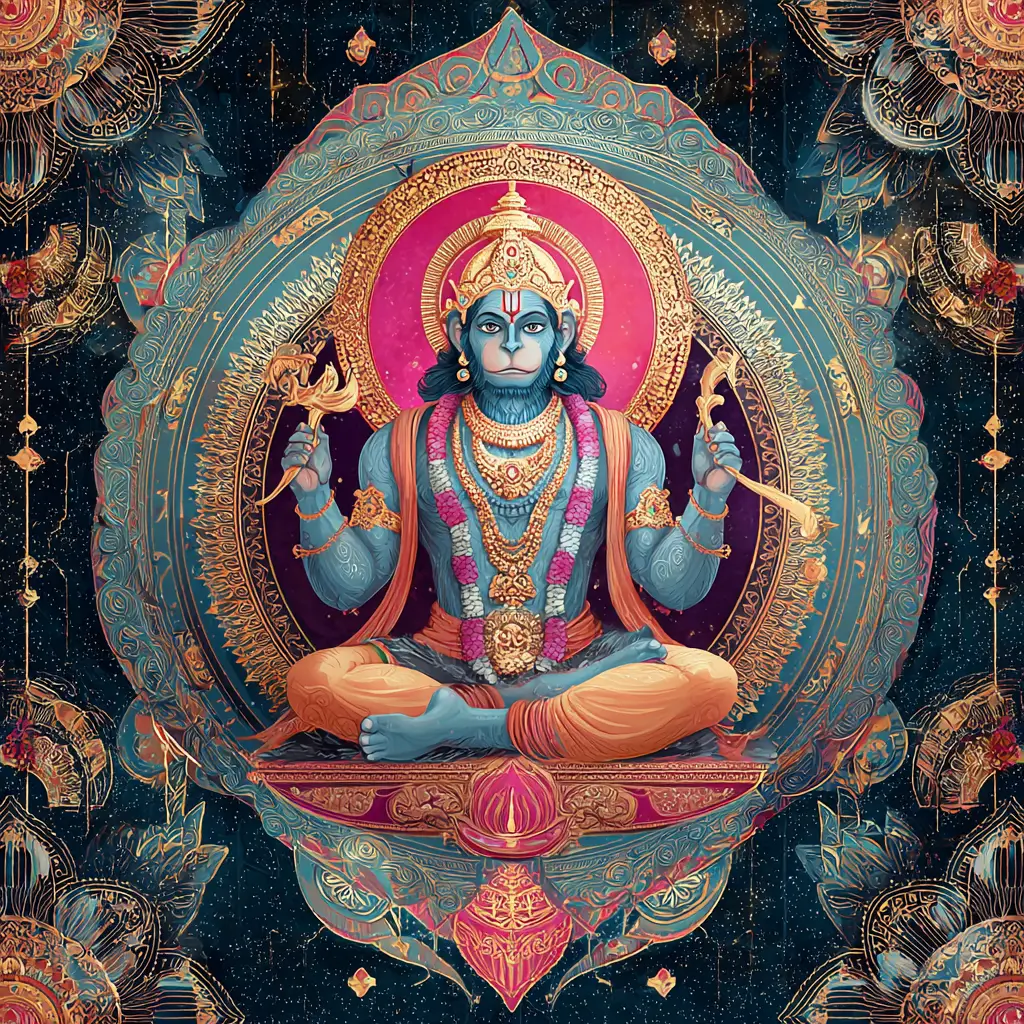 Om Shri Hanumate Namah : mantra de force, de courage et de dévotion au Seigneur Hanuman